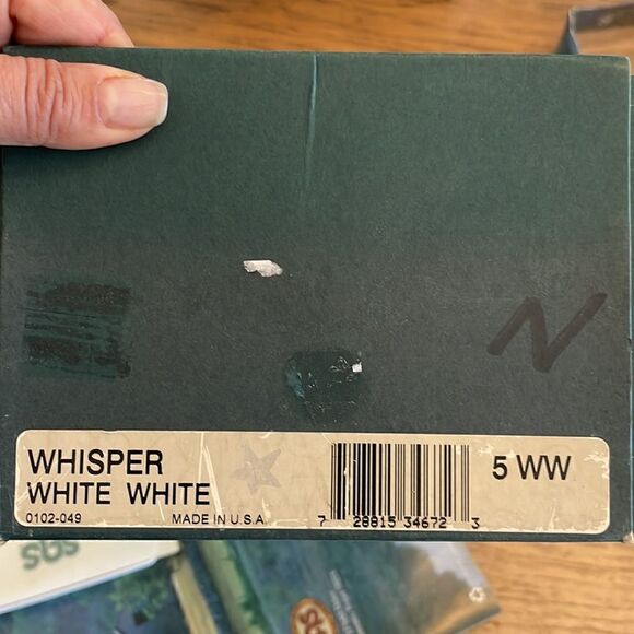 SAS WHITE LEATHER COMFORT SHOES. NEW. - Picture 7 of 8